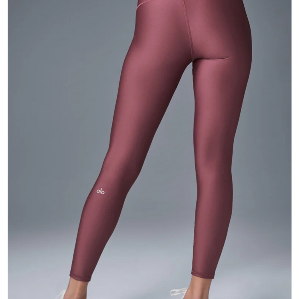 ALO BURGUNDY TRUFFLE NWT 7/8 High-Waist Airlift Legging